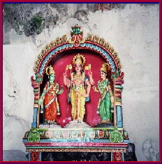 Hindu dieties in Batu Caves, Malaysia